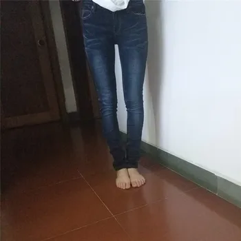 

Skinny Women Autumn High Waist Pencil Jean Casual Vintage Streetwear Pants 2018