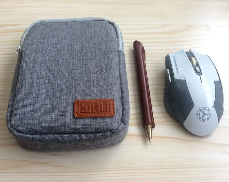 

Case Power Bank Case For 2.5 Inch Hard Drive Disk USB Cable Charger External Storage HDD Case Earphone Key USB flash cable Bag