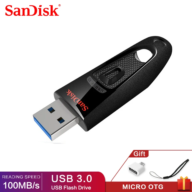 

SanDisk Pen Drives 16GB 32GB 64GB 128GB 256GB Stick Pendrive Flashdisk USB 3.0 Flash Drive USB Key U Disk for PC