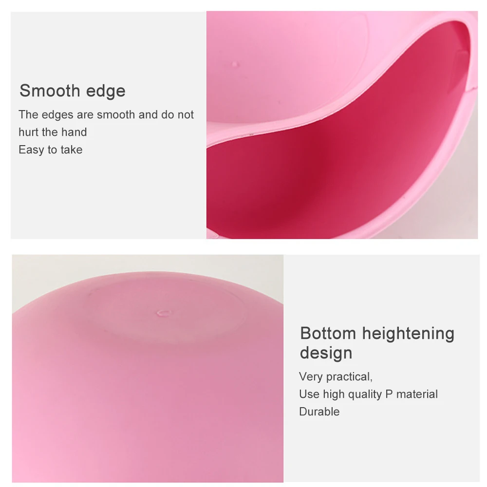 Kitchen Plastic Lazy Person Fruit Bowl A Fruit Bowl Can Be Opened Double Candy Dish Round Fruit Box Melon Seeds Fruit Candy Skin (8)