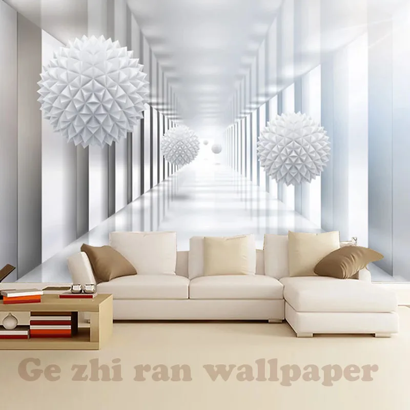 

Custom Photo Mural Wallpaper 3D stereoscopic Spatial abstract architecture livingroom bedroom TV backdrop WallPaper Home Decor