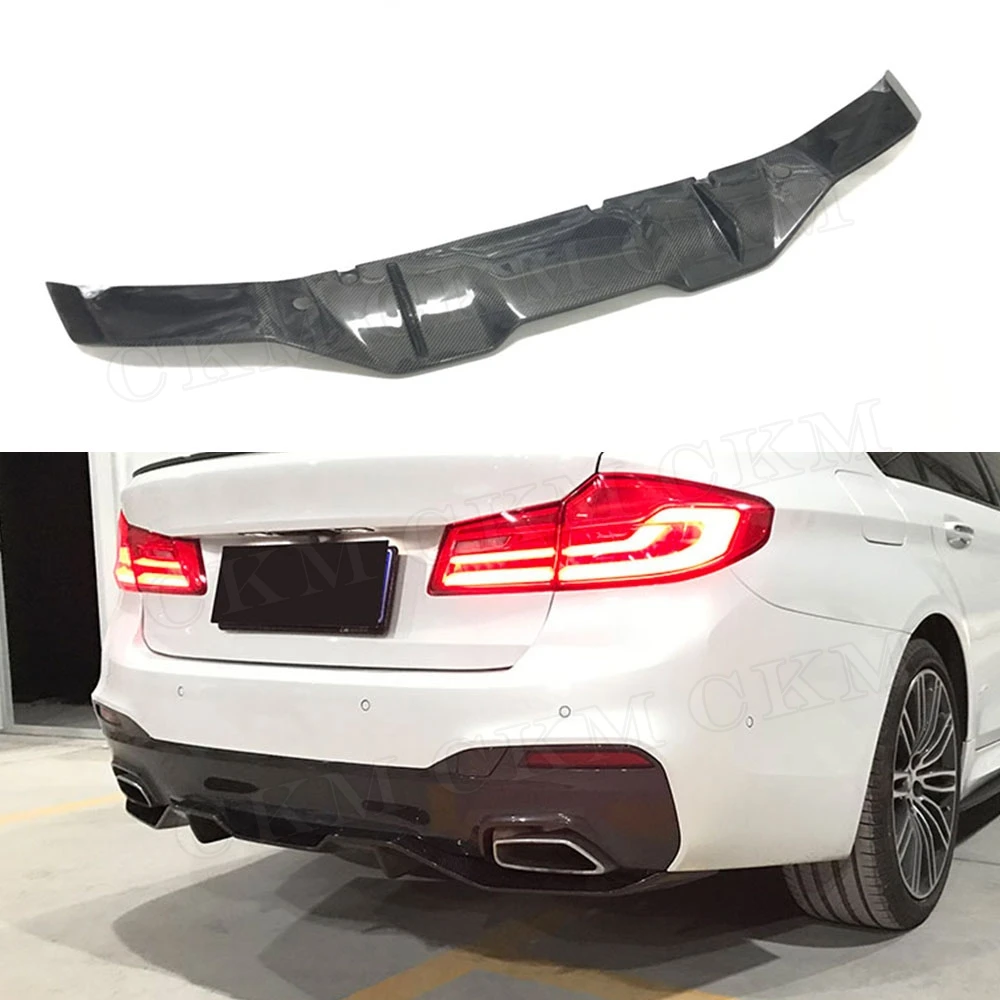 

5 Series MP Style Carbon Fiber Rear Bumper Lip Diffuser Spoiler Body Kits for BMW G30 G31 G38 M Tech M Sport 2017 2018