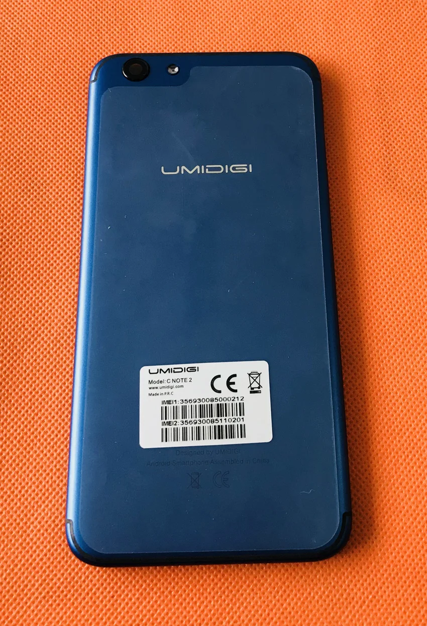 Б/у защитный чехол для аккумулятора+ объектив камеры для UMIDIGI C NOTE 2 MTK6750T Восьмиядерный 5,5 дюйма FHD