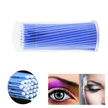 100 шт./упак. кисти ватные тампоны, одноразовые Microbrush аппликаторы для ресниц для наращивания удалить накладные ресницы инструменты для макияжа