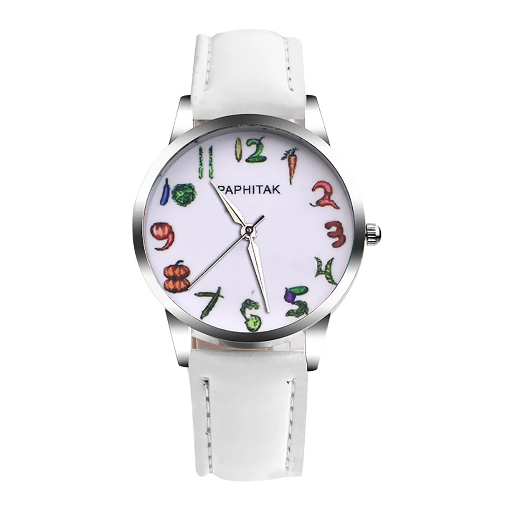 Модные повседневные женские часы Фламинго цветок животное женские часы с кожаным ремешком кварцевые наручные часы Relogio Feminino - Цвет: Белый