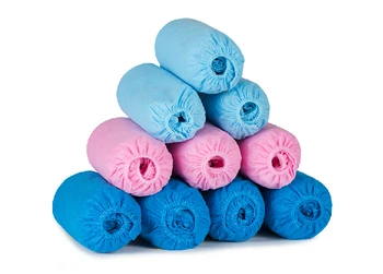 

100 pcs Household disposable shoe covers thicker non-woven shoe bag slip resistant anti-dust cover