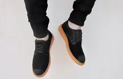 Повседневная обувь мужская Корейская версия тренд осени раздел социальных мужской костюм черный коричневый в британском ретро стиле