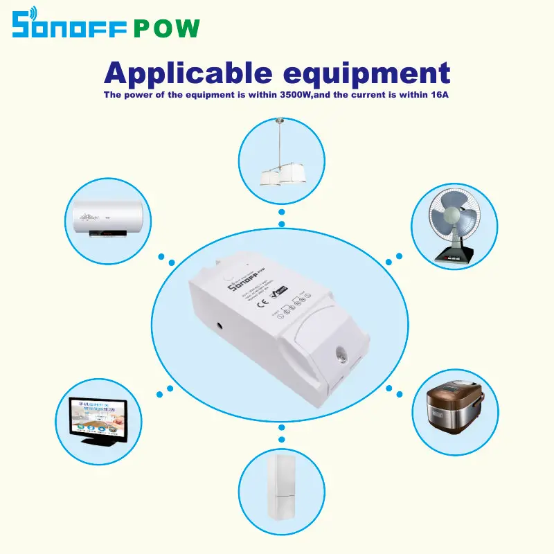 Itead Sonoff POW беспроводной умный модуль автоматизации переключатель Wi Fi Умный дом