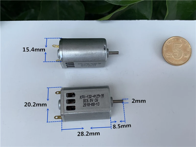 DC 3 V-6 V 37200 об/мин высокого Скорость 15 мм* 20 мм Мини FK-132 HM мотор с охладительного отверстия 2 мм вал Диаметр RC DIY Сделай Сам слот проигрывателя беспилотный летательный аппарат