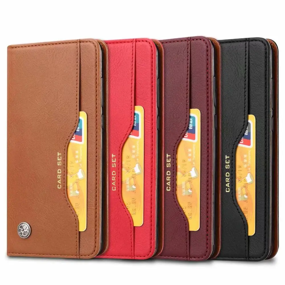

New Card Pocket Phone Case For XiaoMi 6x 8 SE Lite 9 MAX3 MIX2S Pocophone F1 RedMi 5 Plus note 5 Pro S2 6 6A Note 6 7 Pro Cover