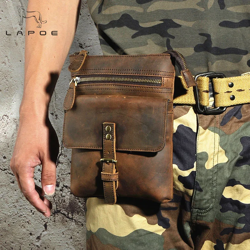 

Crazy Horse Genuine Leather Men Messenger Bag Vintage Crossbody Bag Business Men's Handbag Bags for gift brand shoulder bag