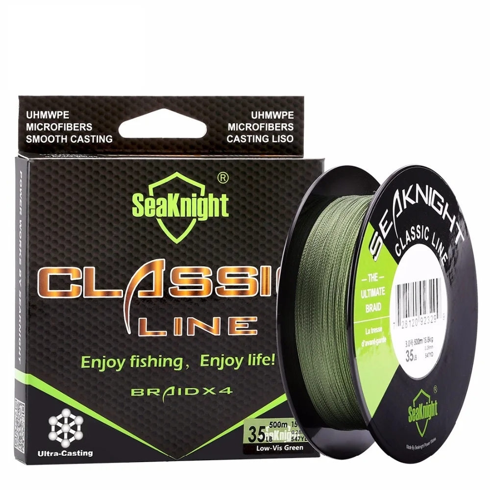 Quality Classic 500M 546YDS Braided Fishing Line Multifilament PE 6LB - 80LB 4 Strands Weaves Strong Carp | Спорт и развлечения