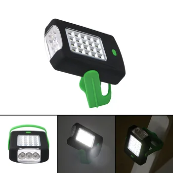 

AAA Torch 4 Colors 20+3 LEDs 2-Modes LED Super Bright Powerful Flashlight Torch with Magnetic Folding Hook Stand Support
