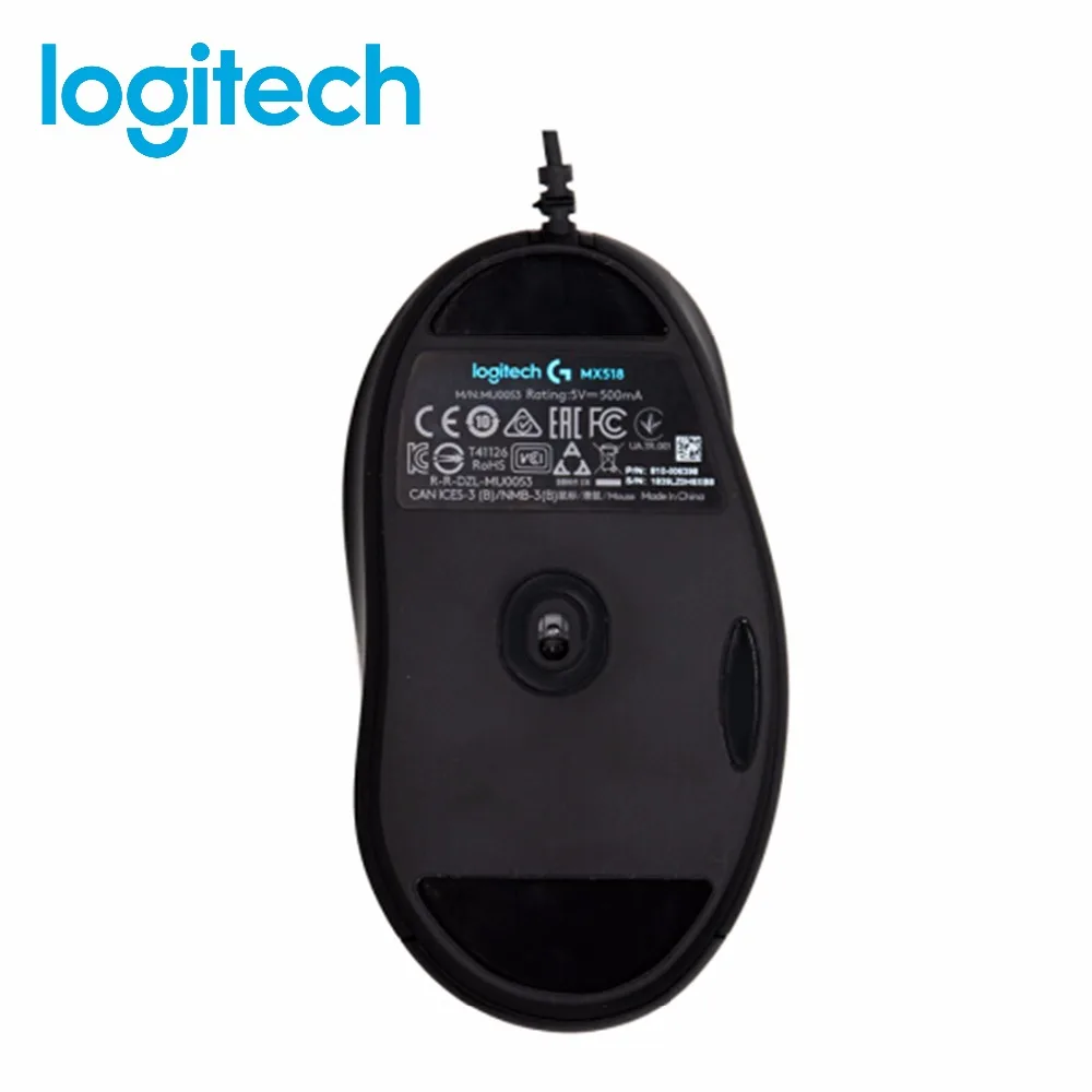 Новая классическая игровая мышь logitech MX518 обновленная версия MX500/MX510/MX518 16000 dpi