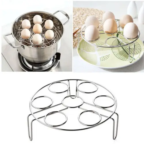Eco Friendly Egg Rack Steamer Cooker Holder Stainless Steel Trivet