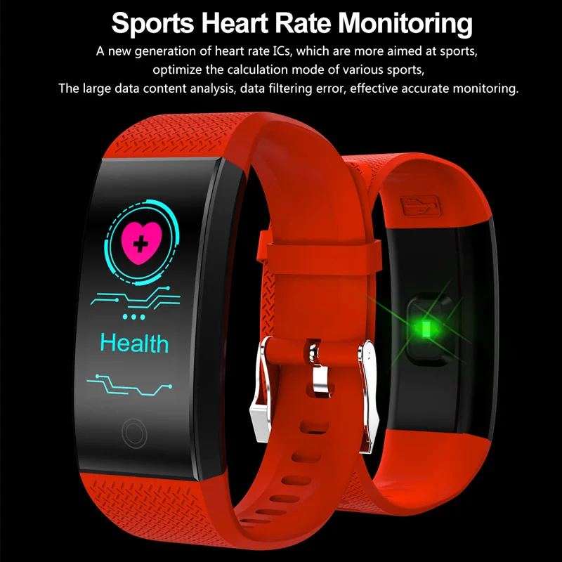 Фитнес-Смарт-часы для мужчин и женщин, браслет, шагомер, монитор сердечного ритма, водонепроницаемые, IP68, для плавания, бега, спортивные часы для Android IOS