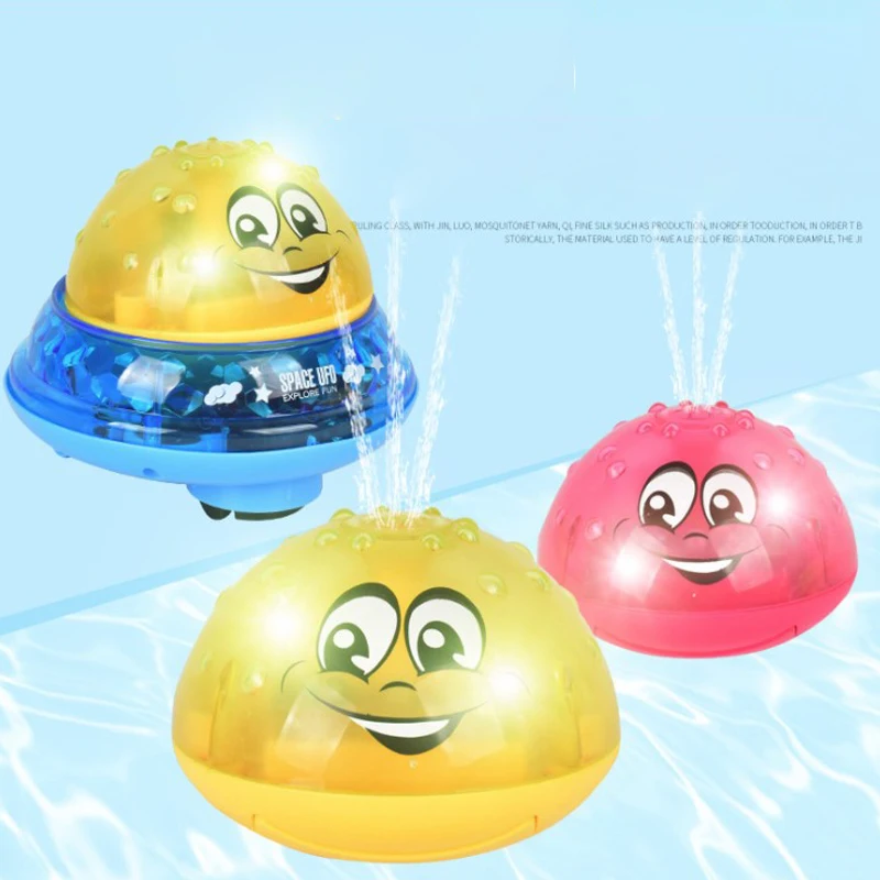 Infant Baby Bathing Toy Electric Induction Sprinkler Luminous Water Ball Toys Bathroom Shower Kids Swimming Water Spraying Tool Infant Baby Bathing Toy Electric Induction Sprinkler Luminous Water Ball Toys Bathroom Shower Kids Swimming Water Spraying Tool