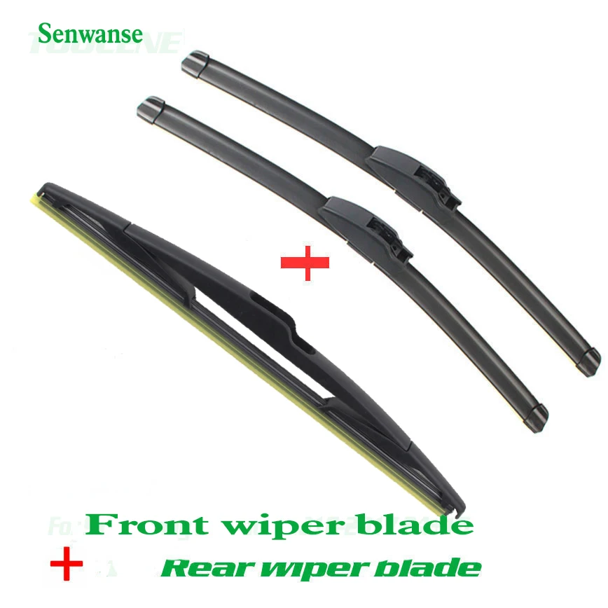 

Senwanse Front and rear Wiper Blades For Ford Edge MK1 2007-2014 Windshield Windscreen wiper 26"+20"+14"
