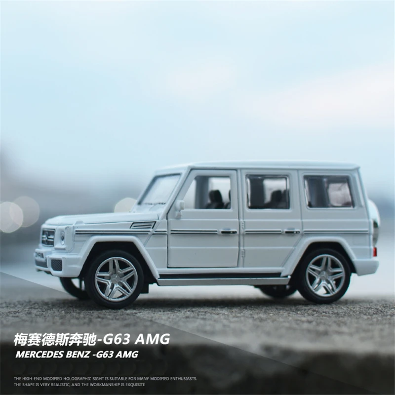 Benz G65 SUV Jeep AMG игрушечный автомобиль из сплава Модель автомобиля открывающийся звуковой светильник оттягивающийся 1:32 модель автомобиля подарок для мальчика игрушки для детей g53 g500