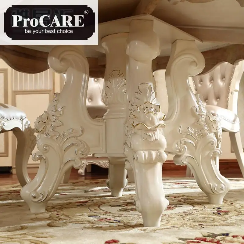 Classic Royal Solid Wood Hand Carved tables Dining room furniture dinning tables