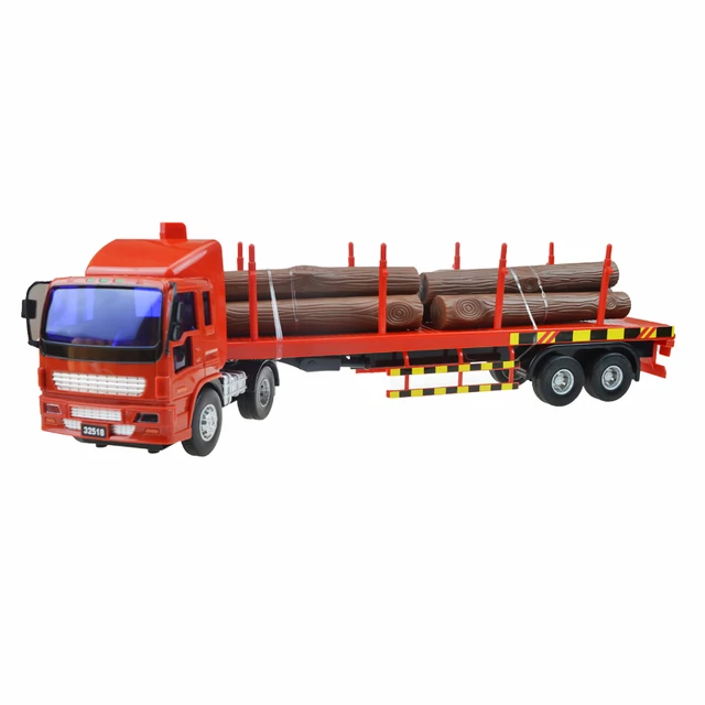 Caminhão Escavadeira com Fricção - TruckCar Luz e Som - Azul - 24cm - 1:16  - Yes Toys - superlegalbrinquedos