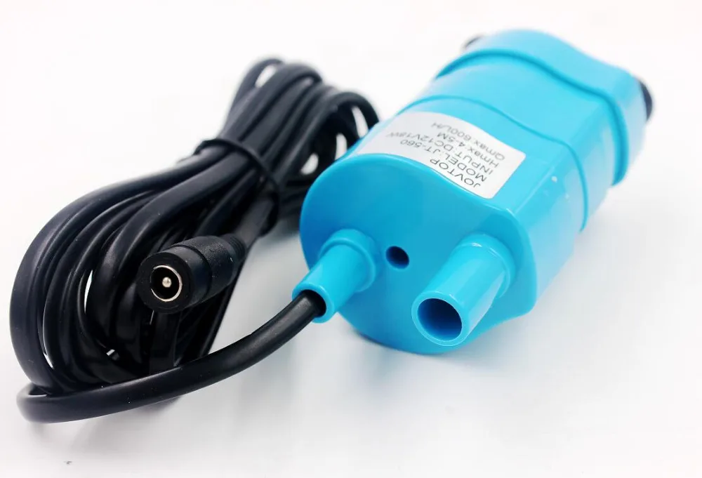 DC 12V 24V 600/1000L/H водяной насос Масляный погружной бесщеточный мотор солнечный