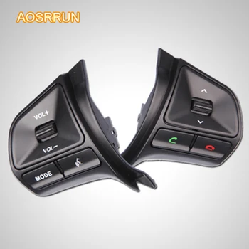 

AOSRRUN original Steering wheel Audio channel control button Car AccessoriesFor 2010 2011 2012 2013 KIA Rio K2 sedan hatchback