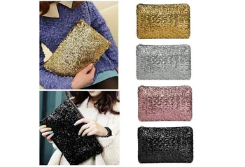 

Shining Sequins Handbag Glitter Spangle Clutch Bag for Party Evening New AB@W2 Women bag