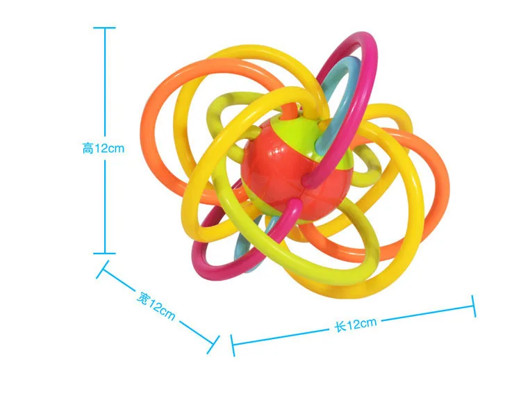 Манхэттенский волшебный мяч, прорезыватель, игрушки для прорезывания зубов, безопасный уход за ребенком, кукла Acessorios, Прорезыватель для зубов, для малышей 0-12 месяцев, подарки