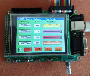 

AD9959 Multi-channel DDS Module STM32TFT Color Screen Touch Screen Rotary Encoder Control Frequency