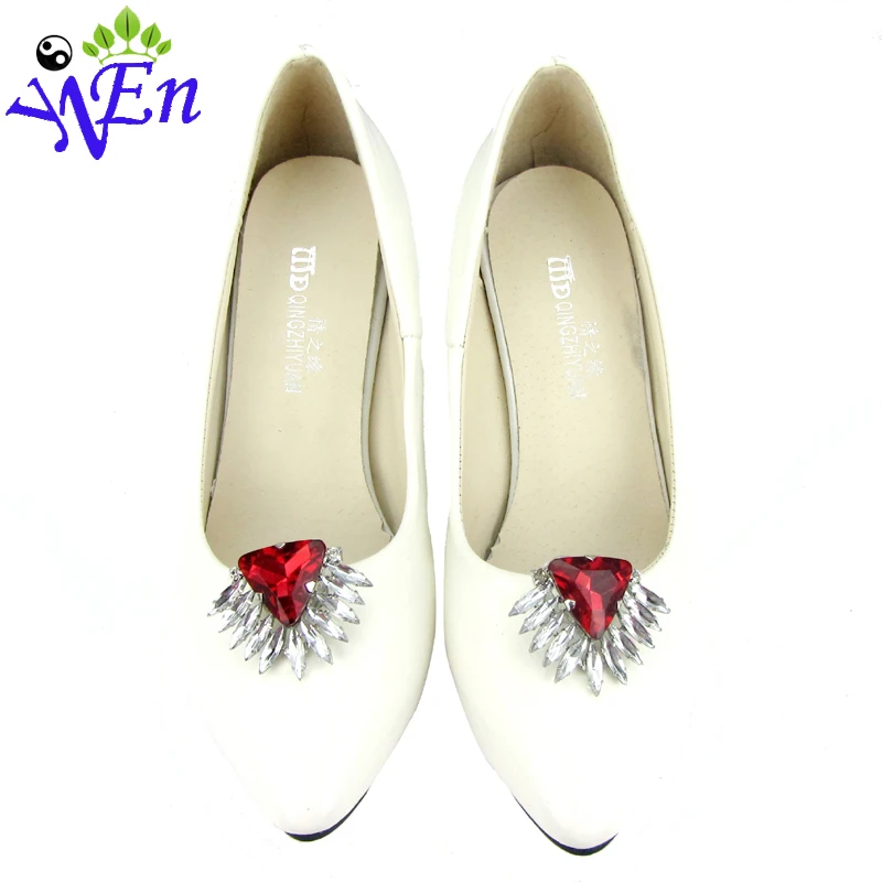 shoes clips decorative shop Shoe accessories shoe clip crystal rhinestones charm metal material N520