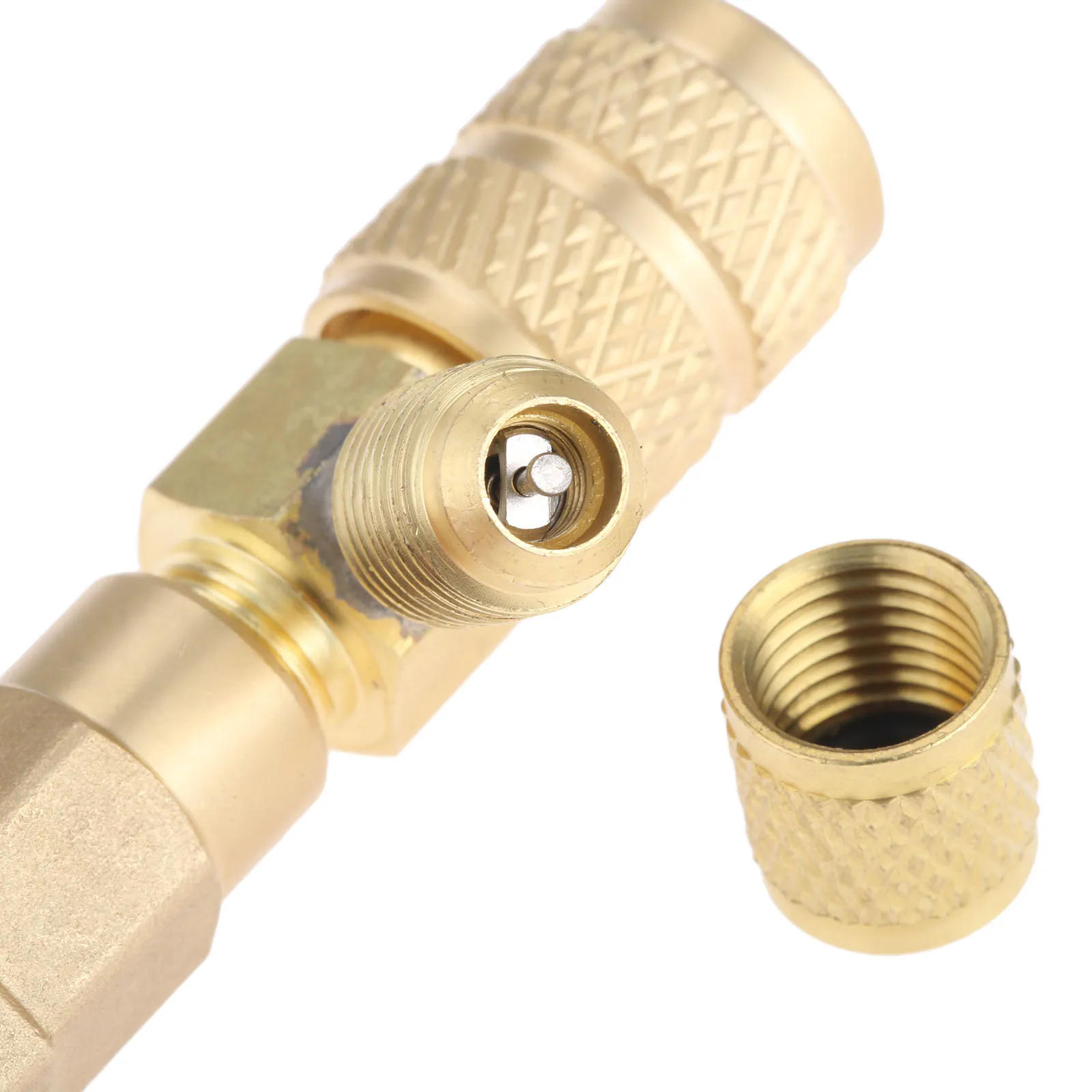 1 шт. R410A R22 двойной размер 1/4 &quotи 5/16&quot SAE порт HVAC клапан Core инструмент для удаления