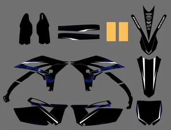 

Motorcycle Graphics Stickers For Yamaha YZ250F YZF250 2010 2011 2012 2013 YZ 250F YZF 250 New Style Team Sticker Graphic Kit