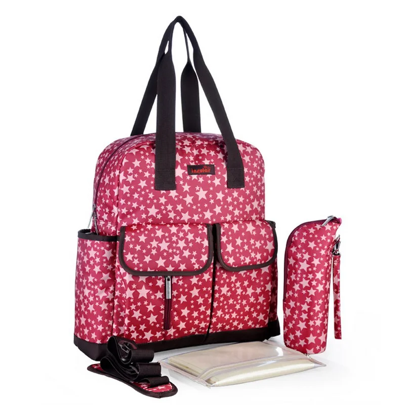Большой емкости стильная прочная сумка для подгузников Многофункциональный Водонепроницаемый рюкзак для путешествий подгузник сумки для ухода за ребенком - Цвет: T6211A