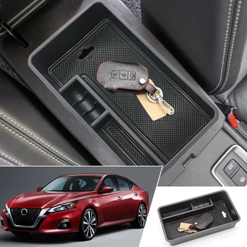 

Car Styling Plastic Central Armrest Storage Glove Box Holder Tray 1pcs For Nissan Altima L34 2019 2020 Auto Accessory