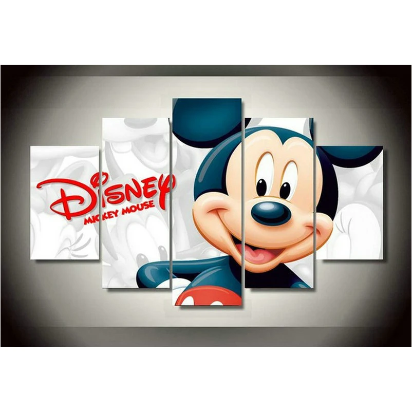

5 spell diamond painting sticker Mickey Mouse 5d diy diamond embroidery cartoon new 3d mosaic sticker kids gift