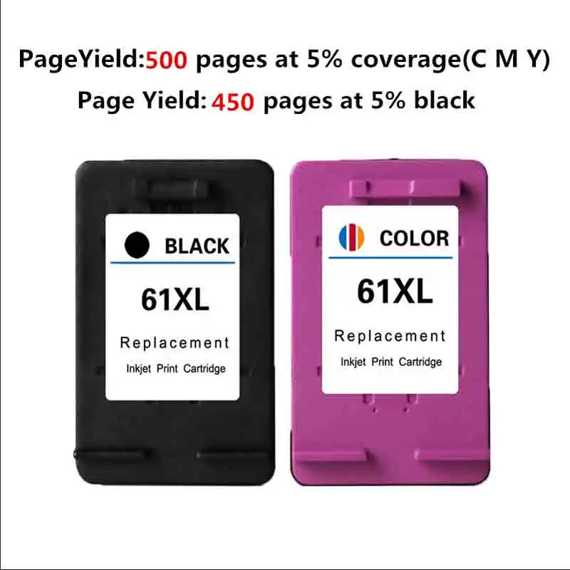 HOT 1set For HP61XL for hp 61 ink Cartridge free shipping for hp61 Ink Cartridge Deskjet 1000
