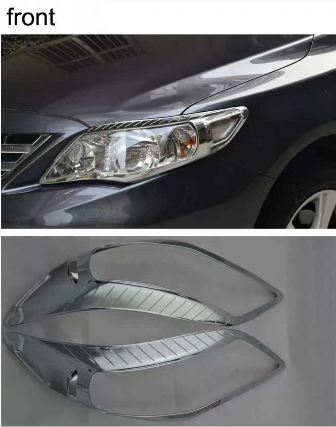 Противотуманная фара для TOYOTA Corolla 2007 2013 2 шт. АБС пластик хром передние и задние