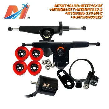 

Maytech for hoverboard barato 6365 170kv longboard brushless kit motor and skateboard mounts gear and belts