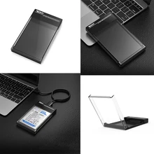 2.5 Inch SATA HDD Case To Sata USB 3.0 SSD HD Hard Drive Disk External Storage Enclosure Box For ps4 TV Computer Router external storage hard case hdd ssd bag for storage oscoo 2 5 inch hard drive protection case for power bank usb cable charger