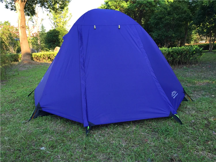 Высокое качество Алюминий полюс двухслойные одного человека Водонепроницаемый палатку, czx-200 альпинизмом палатка, палатка