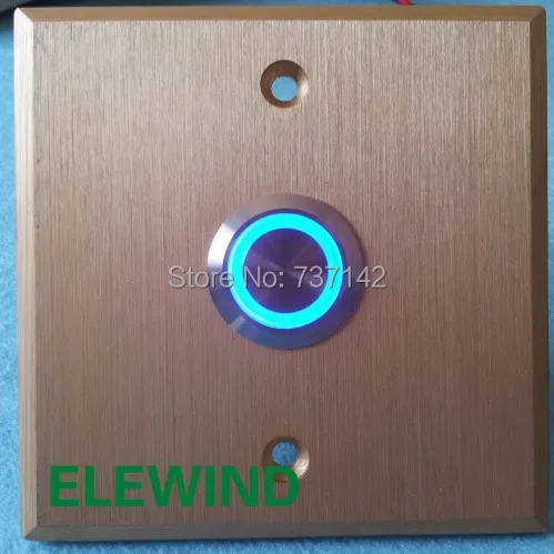 ELEWIND 22 мм дверной Звонок кнопочный переключатель (PM221F 11E/B/12 В/с золотой
