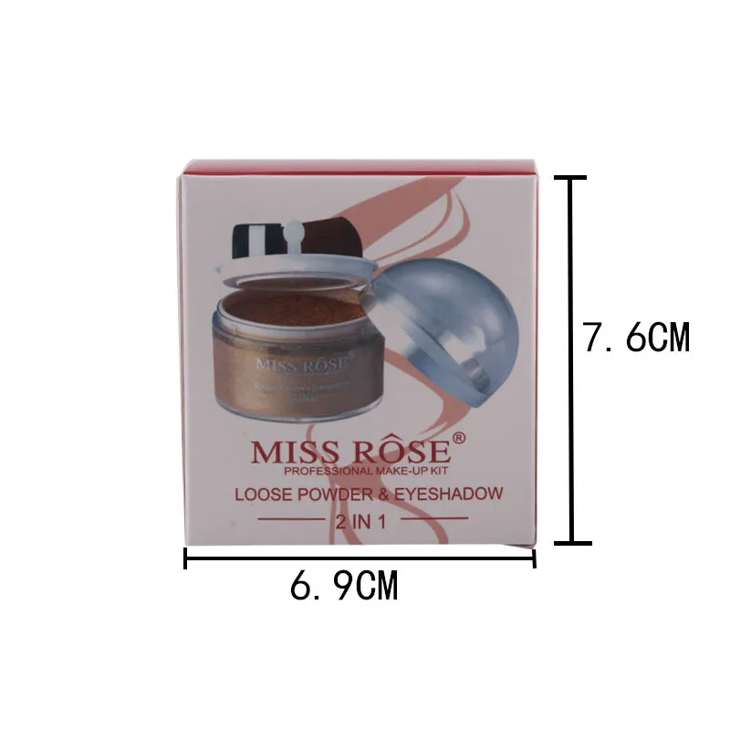 Miss rose make up новая лицевая основа матовая покрытая россыпью минеральная контурная пудра для лица макияж