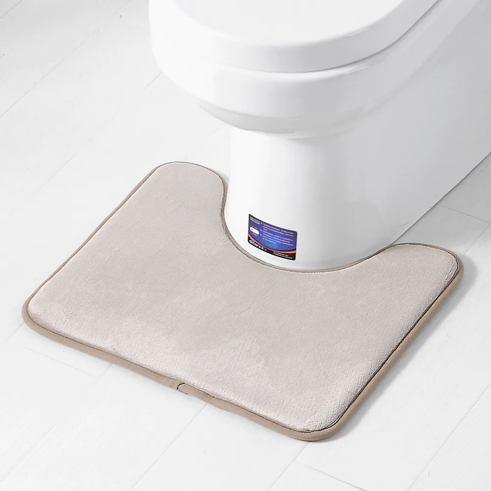 Billig 2 teile satz Flanell Bad Matte Set Teppich fußmatte Anti Rutsch Küche Bad Matte Teppich Bad Toliet Teppich Tapete Banheiro home Textil