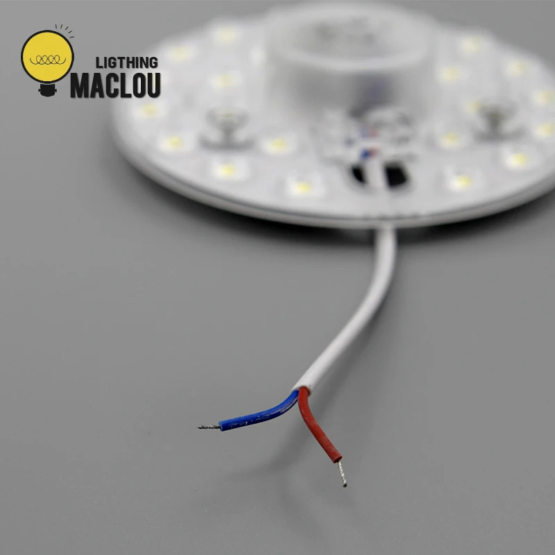 MACLOU светодиодный светильник SMD 2835 12 Вт 18 24 220 В панельный потолочный трансформатор