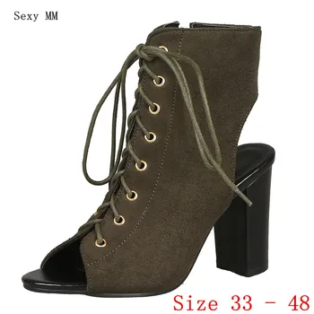 

Women High Heel Sandals Shoes Woman High Heels Gladiator Sandals Pumps Small Plus Size 33 34 - 40 41 42 43 44 45 46 47 48