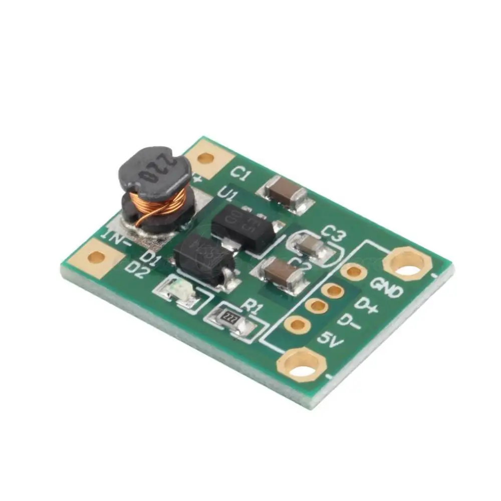 

1Pcs DC-DC Boost Converter Step Up Module 1-5V to 5V 500mA Power Module Newest