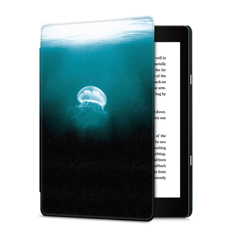 Чехол AROITA для 6," Kobo Aura H2O Edition 2 электронных книг(модель N867-)-легкий тонкий чехол с автоматическим режимом сна/пробуждения - Цвет: Jellyfish