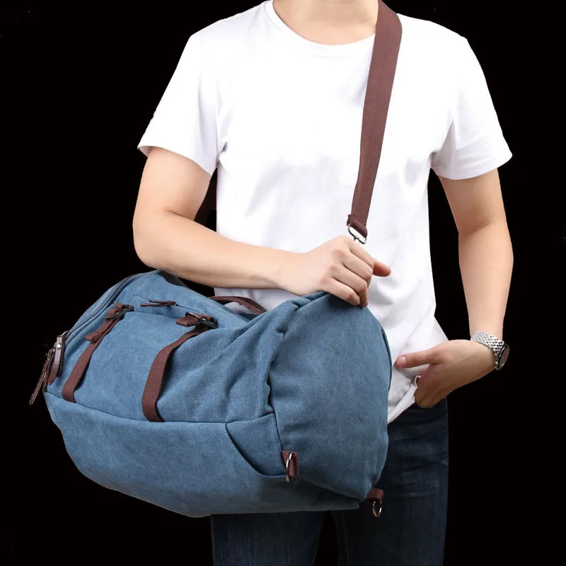 4 цвета распродажа Популярный Уличный Мужской винтажный холщовый рюкзак, рюкзак для ноутбука на плечо уличная спортивная сумка