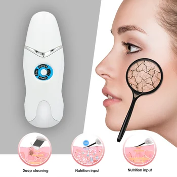 

Ultrasonic Deep Face Cleaning Machine Skin Care Scrubber Remove Dirt Blackhead Reduce Wrinkles & Spots Facial Whitening Lifting